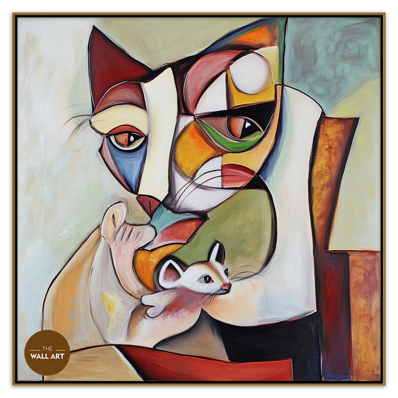 CUBISM OF CAT AND MOUSE II
