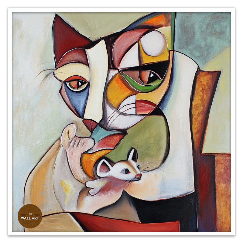 CUBISM OF CAT AND MOUSE II