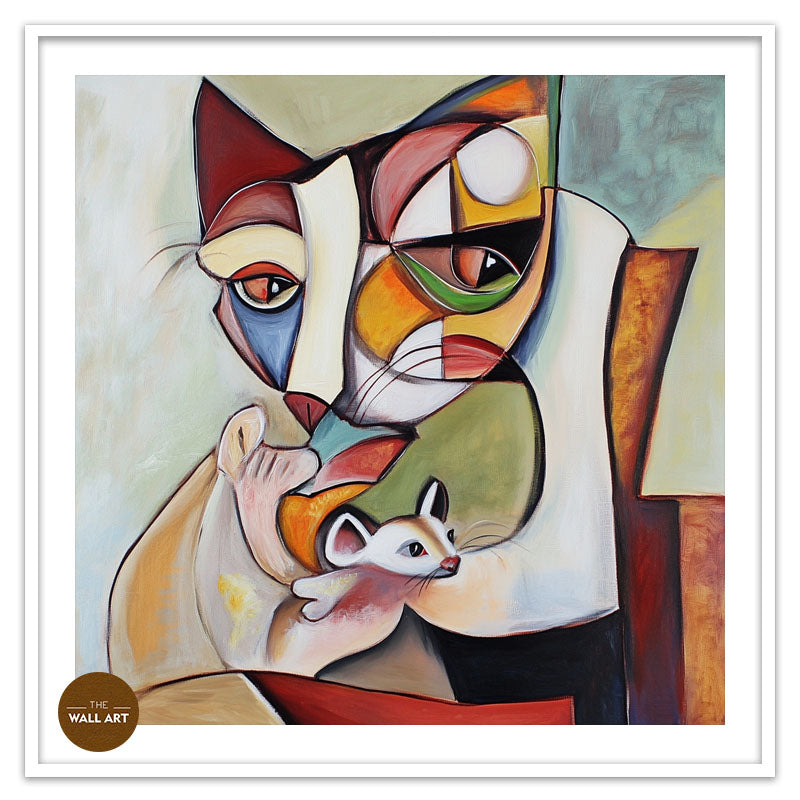CUBISM OF CAT AND MOUSE II