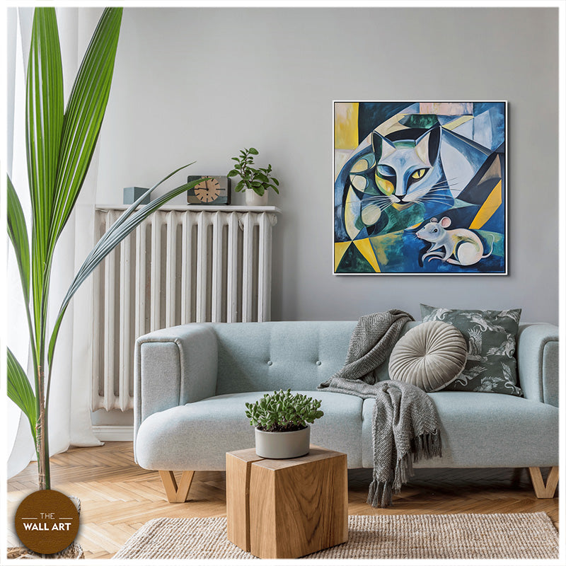 CUBISM OF CAT AND MOUSE I