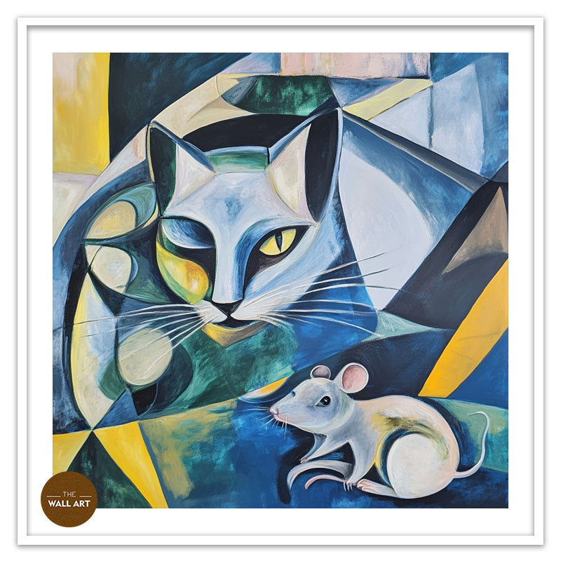 CUBISM OF CAT AND MOUSE I