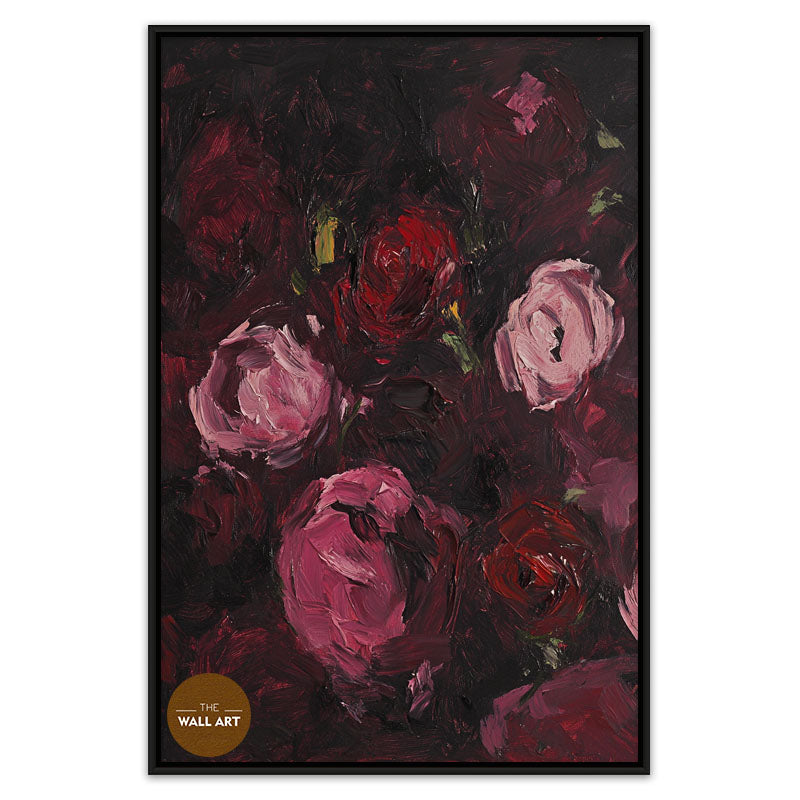 DARK PINK FLOWER SPLASH