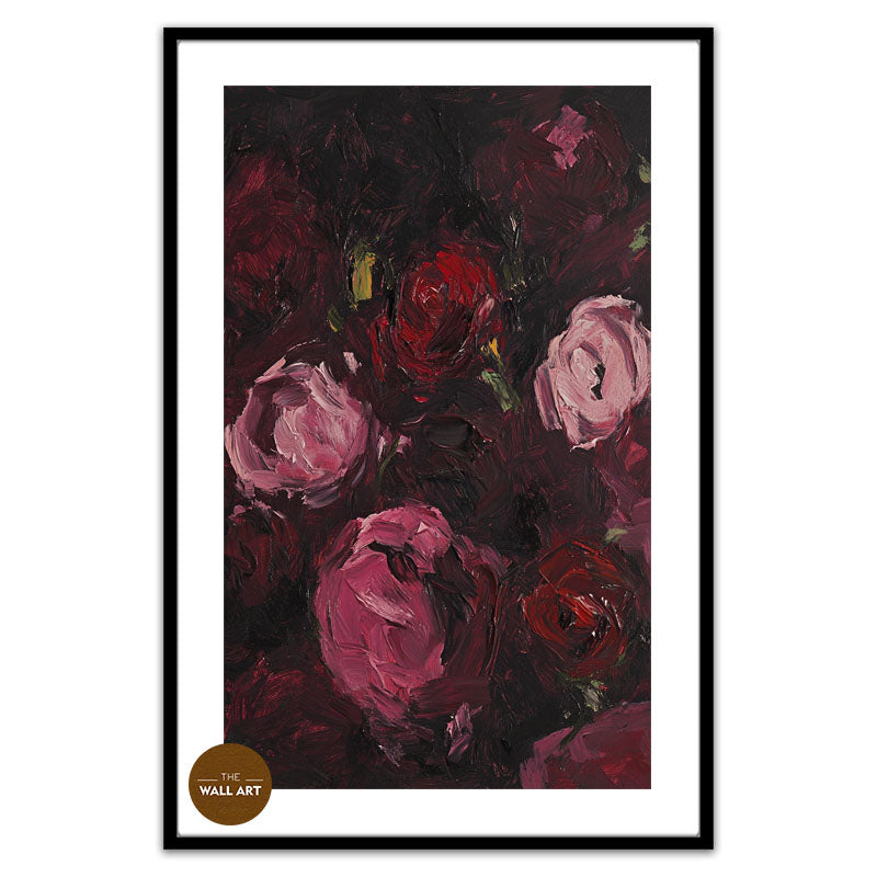 DARK PINK FLOWER SPLASH