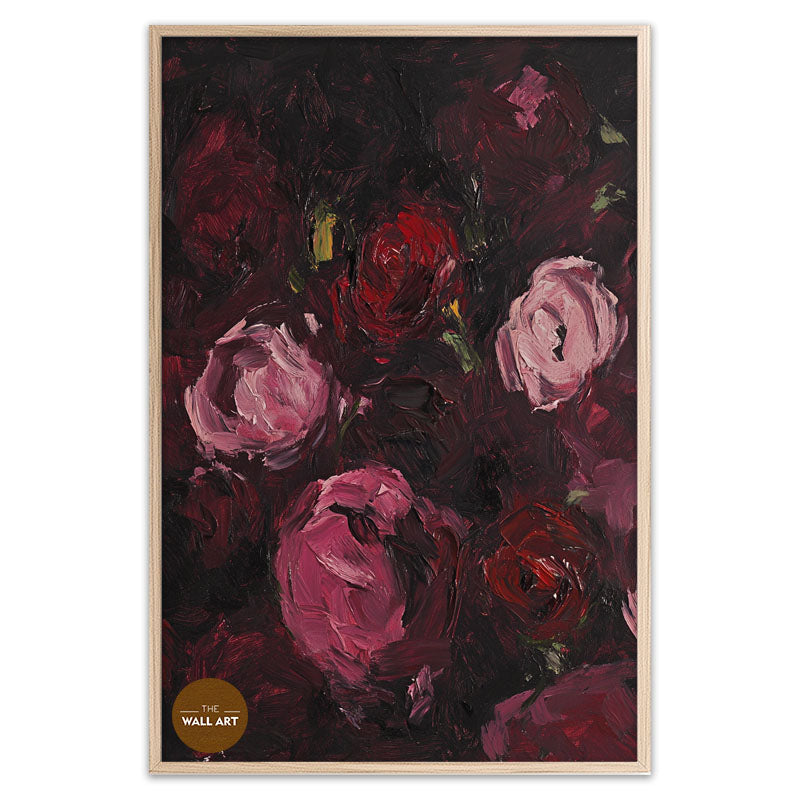 DARK PINK FLOWER SPLASH