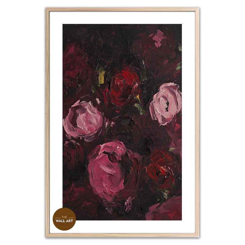 DARK PINK FLOWER SPLASH