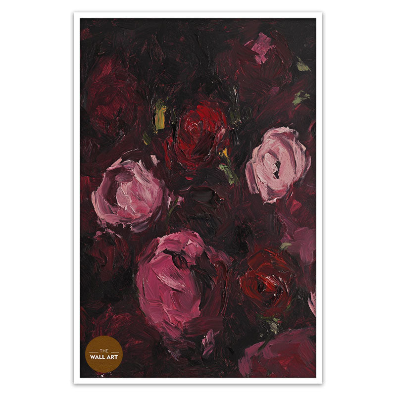 DARK PINK FLOWER SPLASH