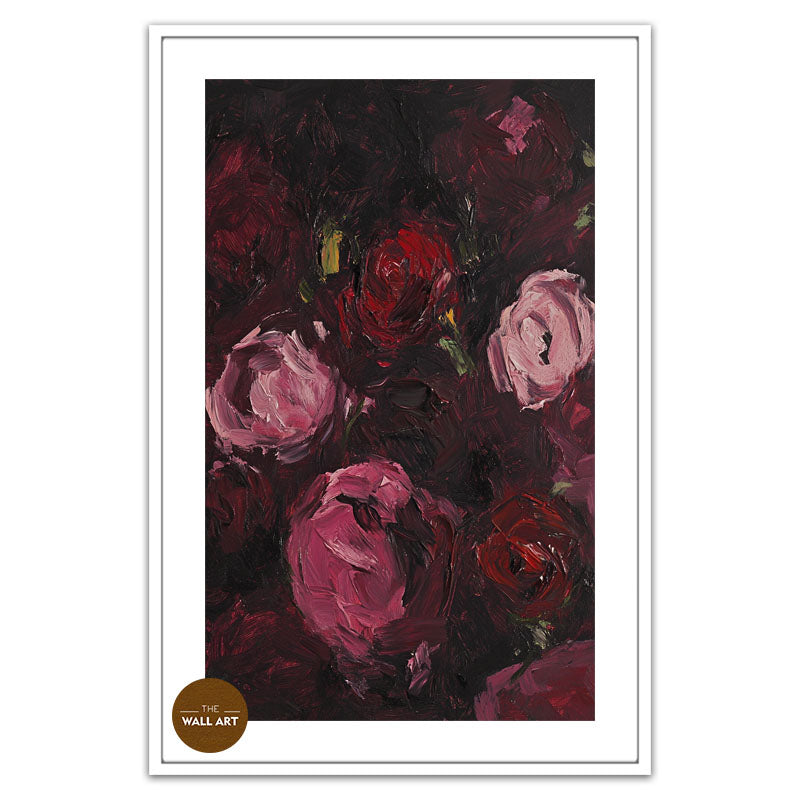 DARK PINK FLOWER SPLASH