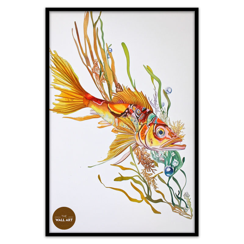 FISH IN SEAWEED II
