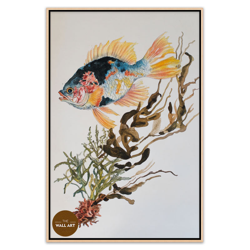 FISH IN SEAWEED I