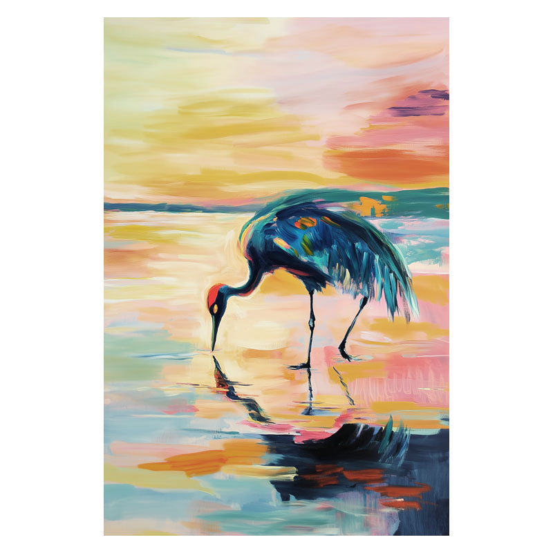 FLEMINGO IN SUNSET I
