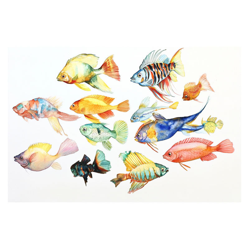 FLOCK OF FISH I