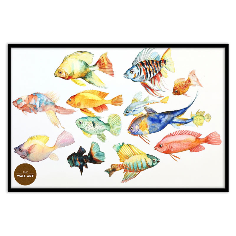 FLOCK OF FISH I