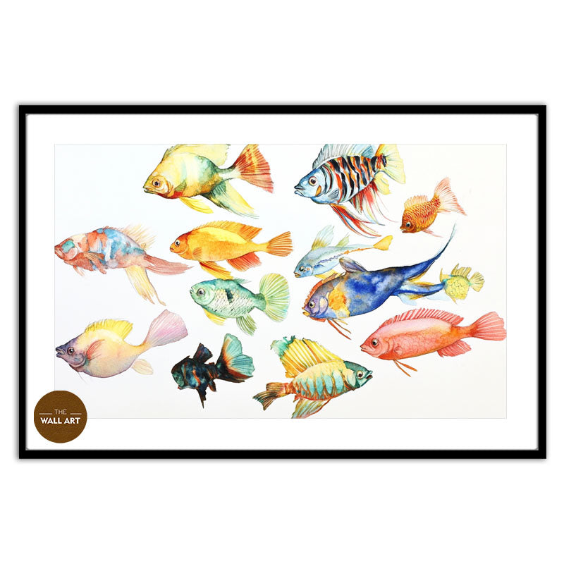FLOCK OF FISH I