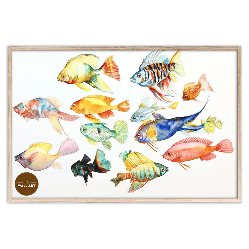 FLOCK OF FISH I