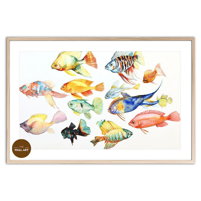 FLOCK OF FISH I