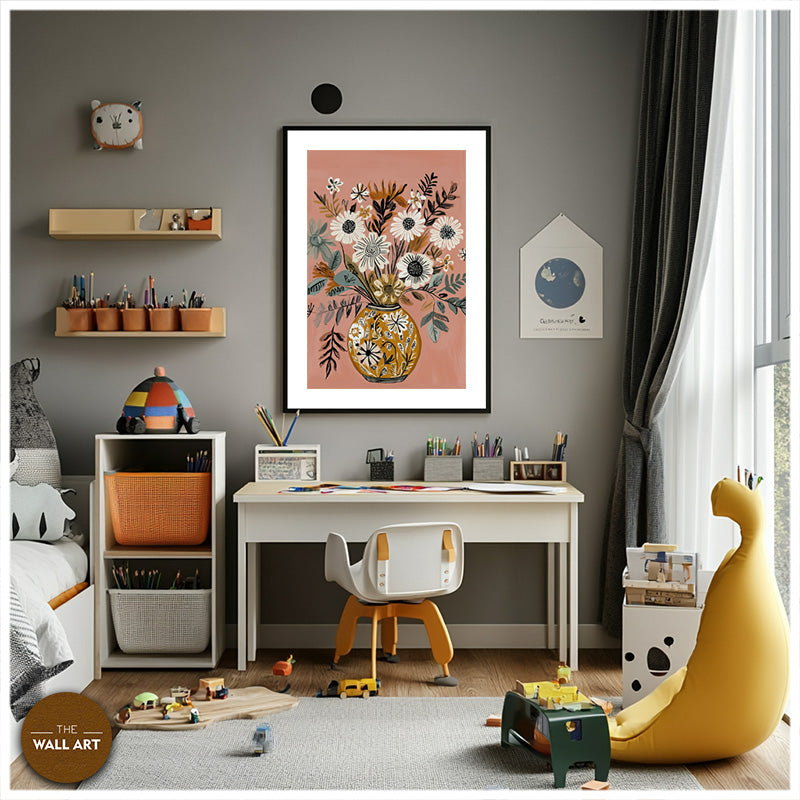 FLOWERS IN BIG VASE