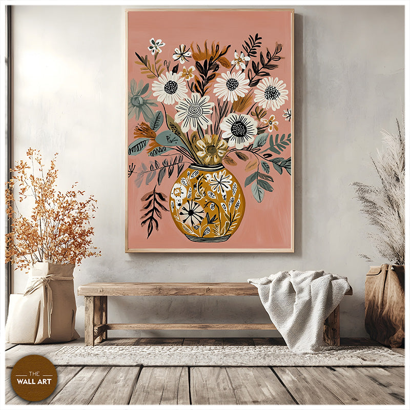FLOWERS IN BIG VASE