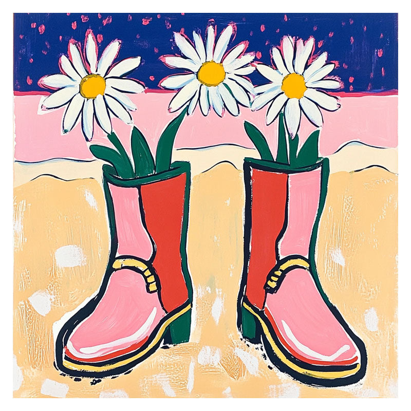 FLOWERS IN BOOTS
