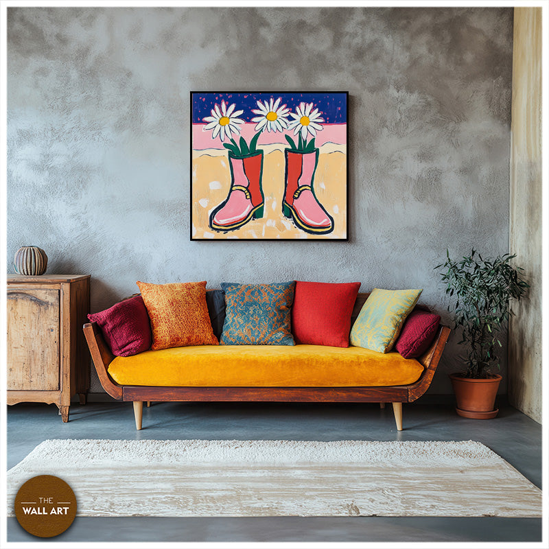 FLOWERS IN BOOTS