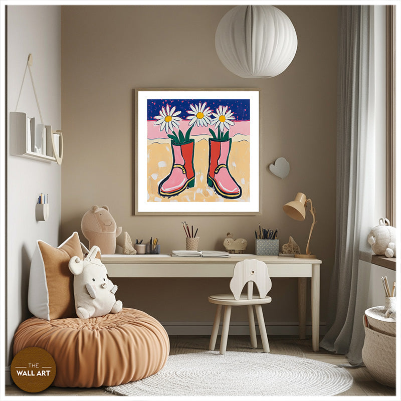 FLOWERS IN BOOTS
