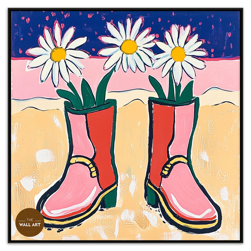 FLOWERS IN BOOTS