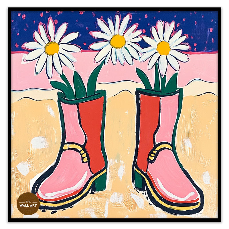 FLOWERS IN BOOTS