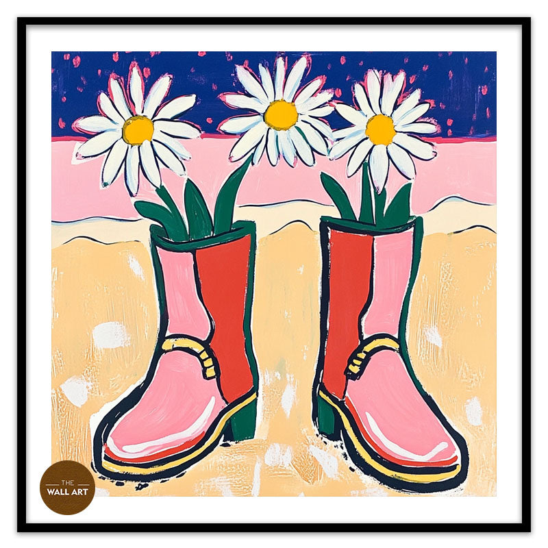 FLOWERS IN BOOTS