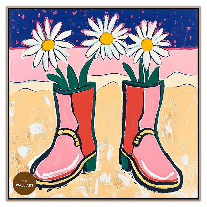 FLOWERS IN BOOTS
