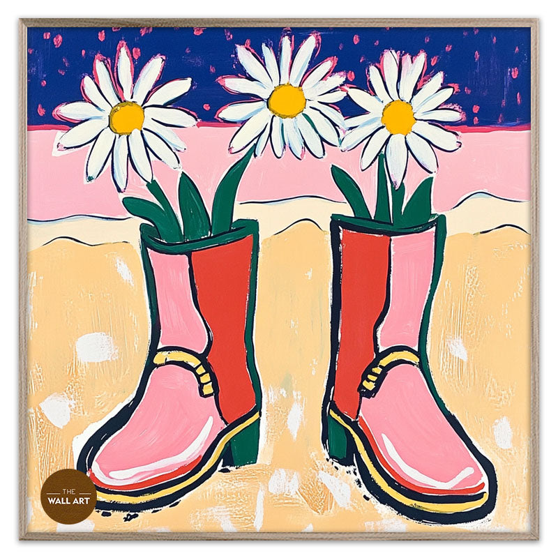 FLOWERS IN BOOTS