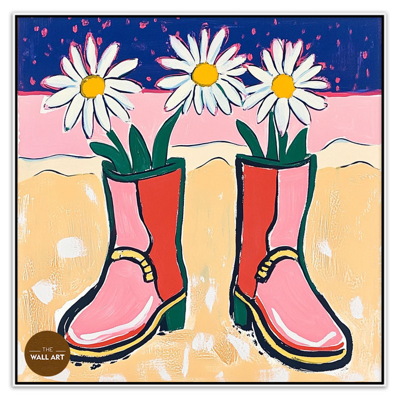 FLOWERS IN BOOTS