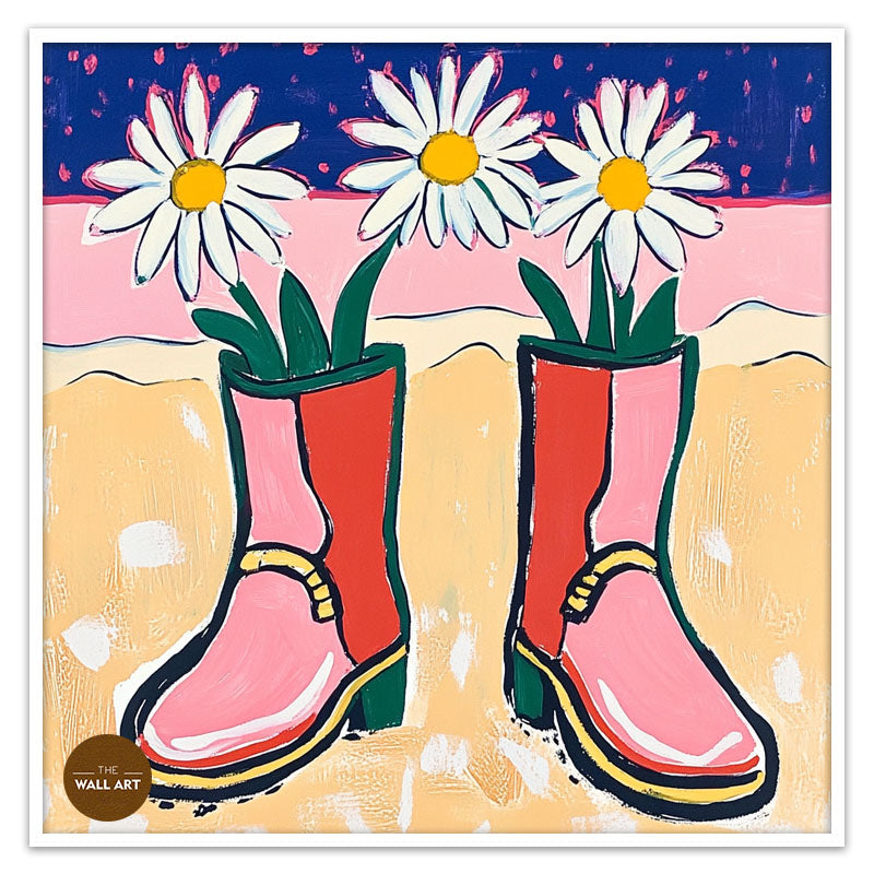 FLOWERS IN BOOTS