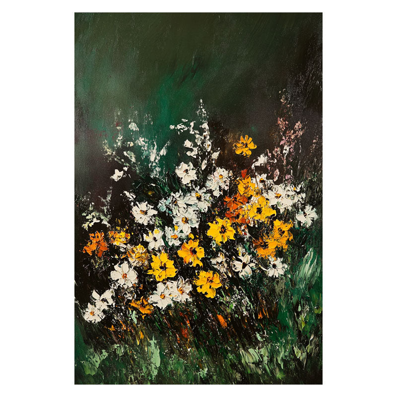 FLOWERS IN GREEN SHADE I