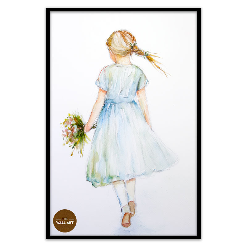 GIRL WITH FLOWER IV