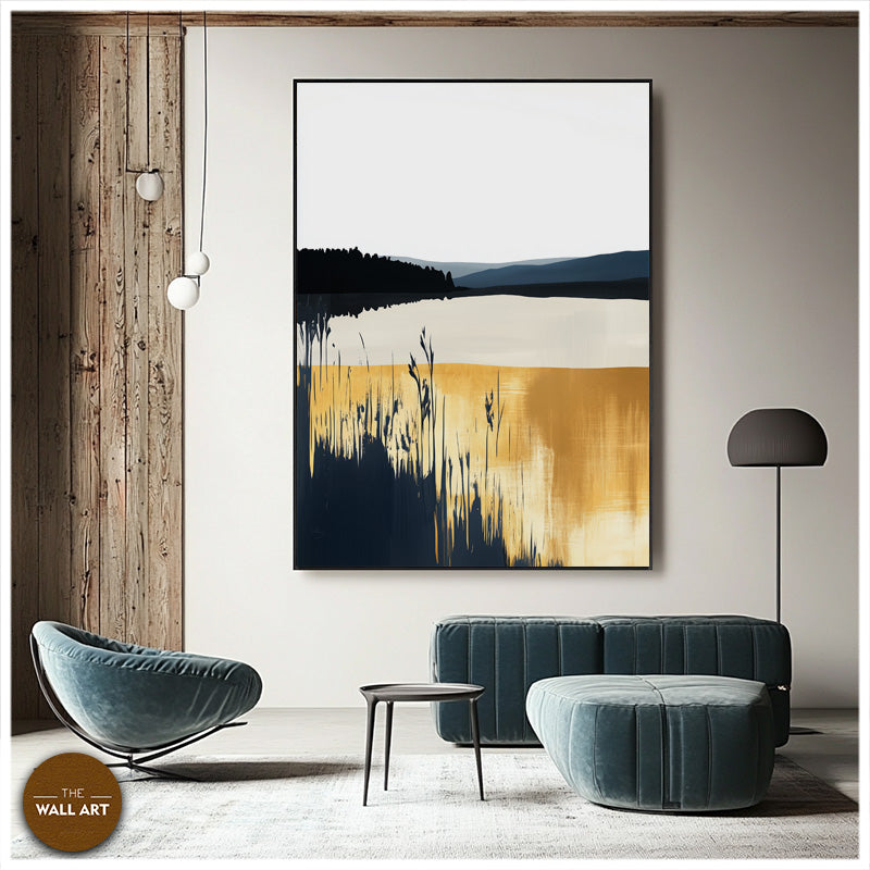 GOLDEN EDGE OF THE RIVER