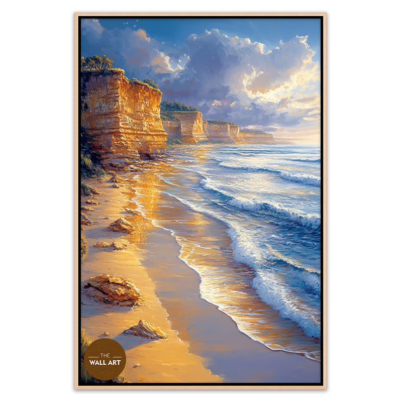 GOLDEN REFLECTED CLIFF