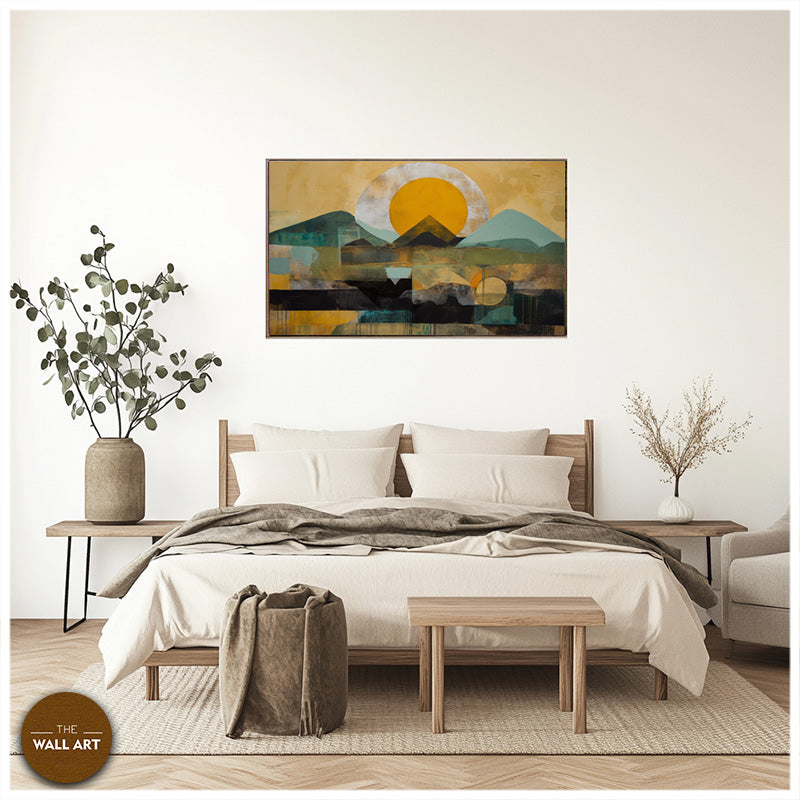 GOLDEN SUN ON HILL