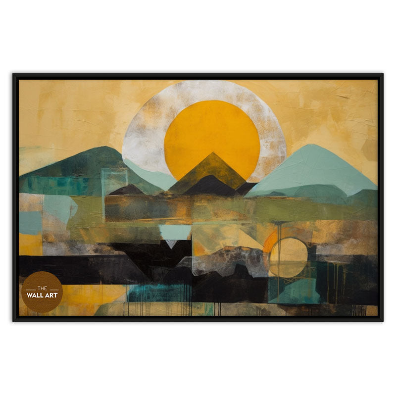 GOLDEN SUN ON HILL