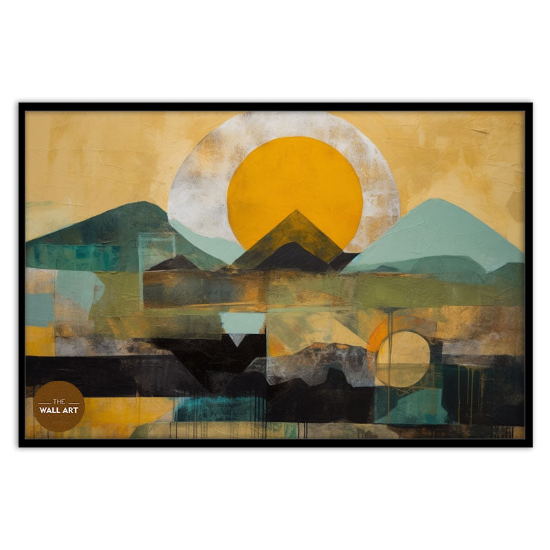 GOLDEN SUN ON HILL