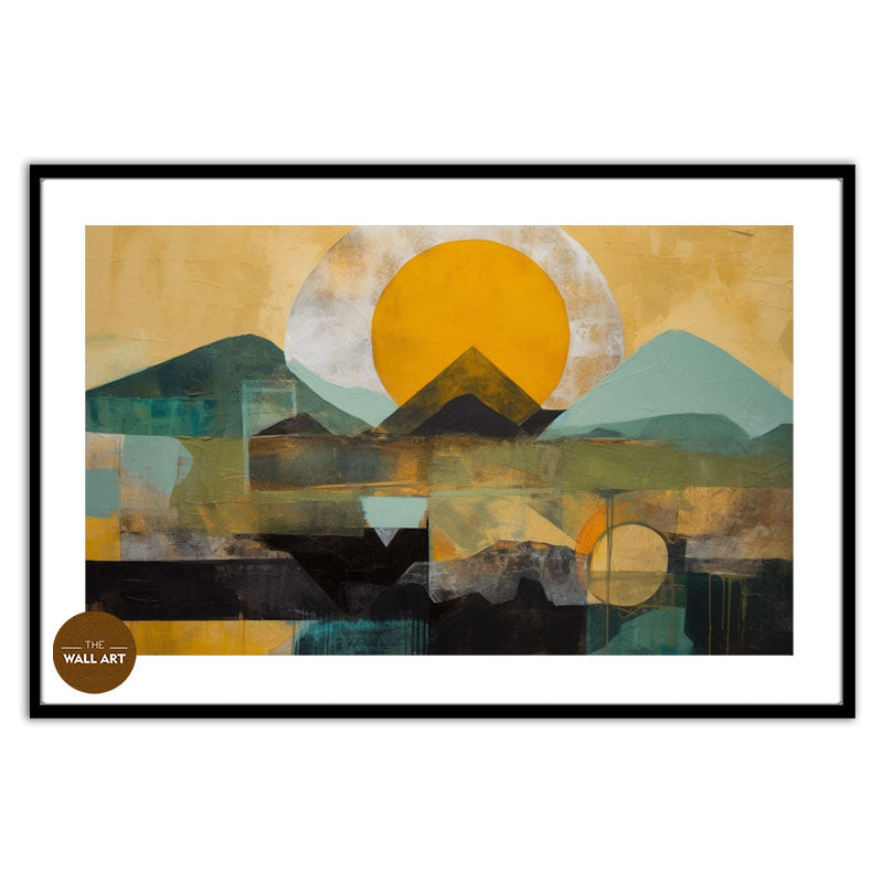 GOLDEN SUN ON HILL