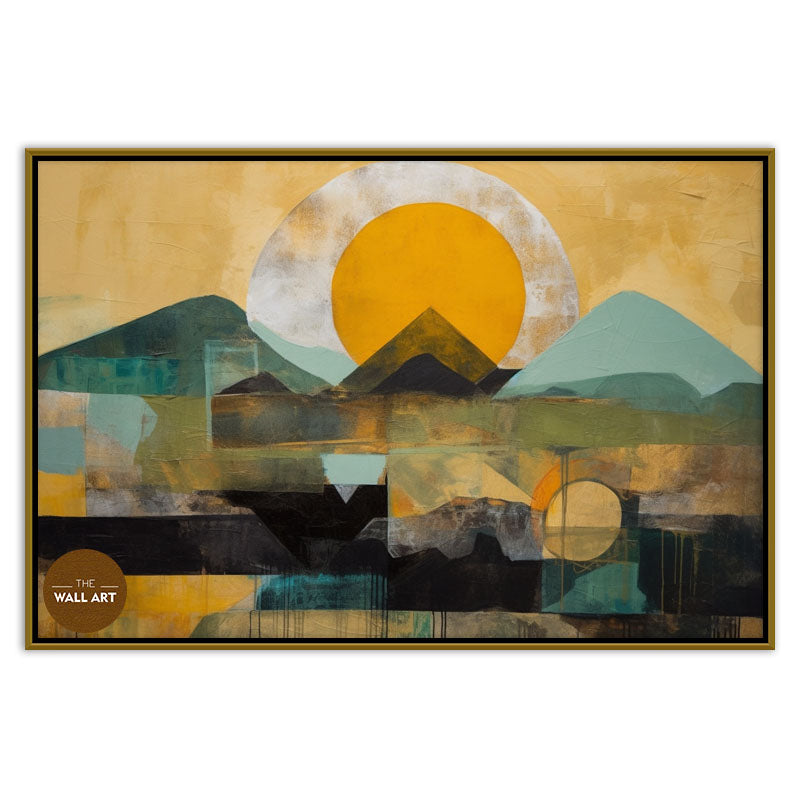 GOLDEN SUN ON HILL