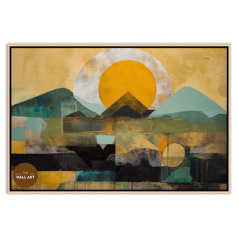 GOLDEN SUN ON HILL
