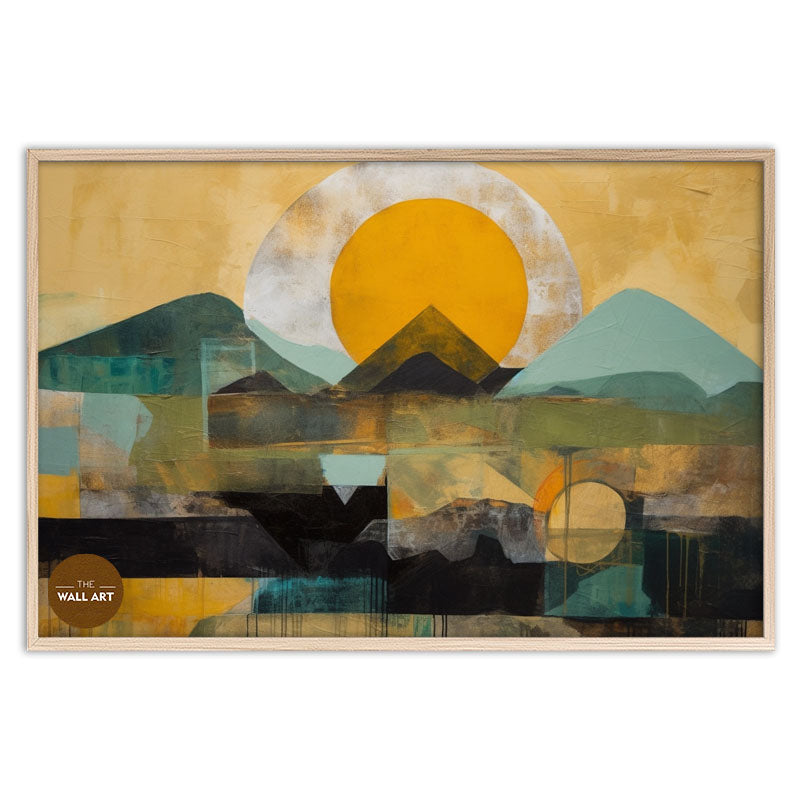GOLDEN SUN ON HILL