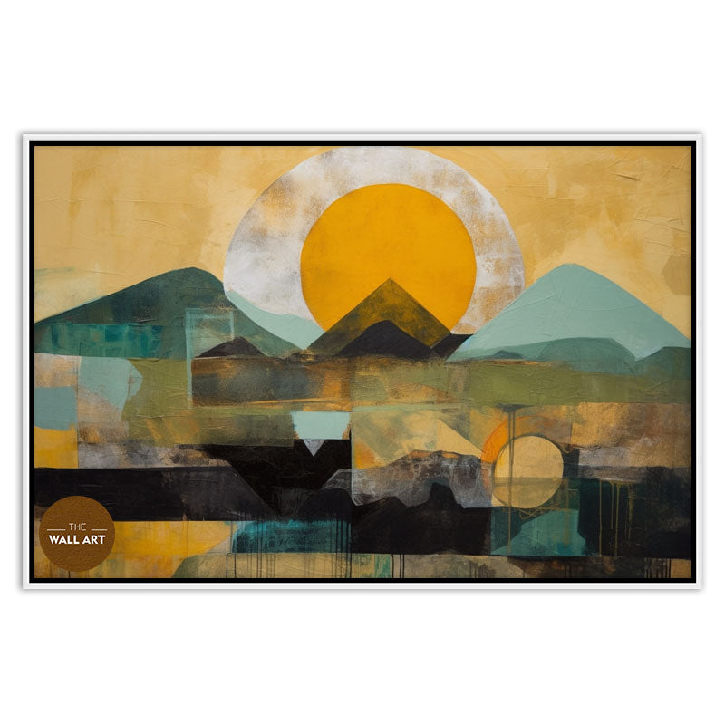 GOLDEN SUN ON HILL