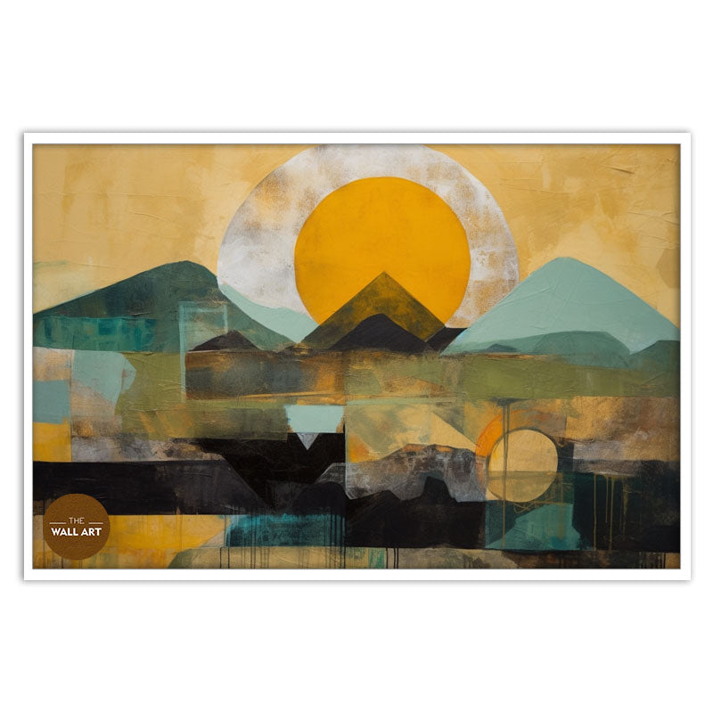 GOLDEN SUN ON HILL