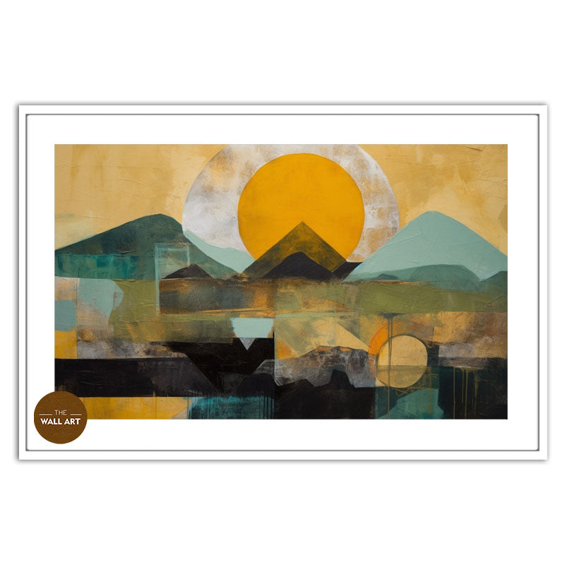 GOLDEN SUN ON HILL