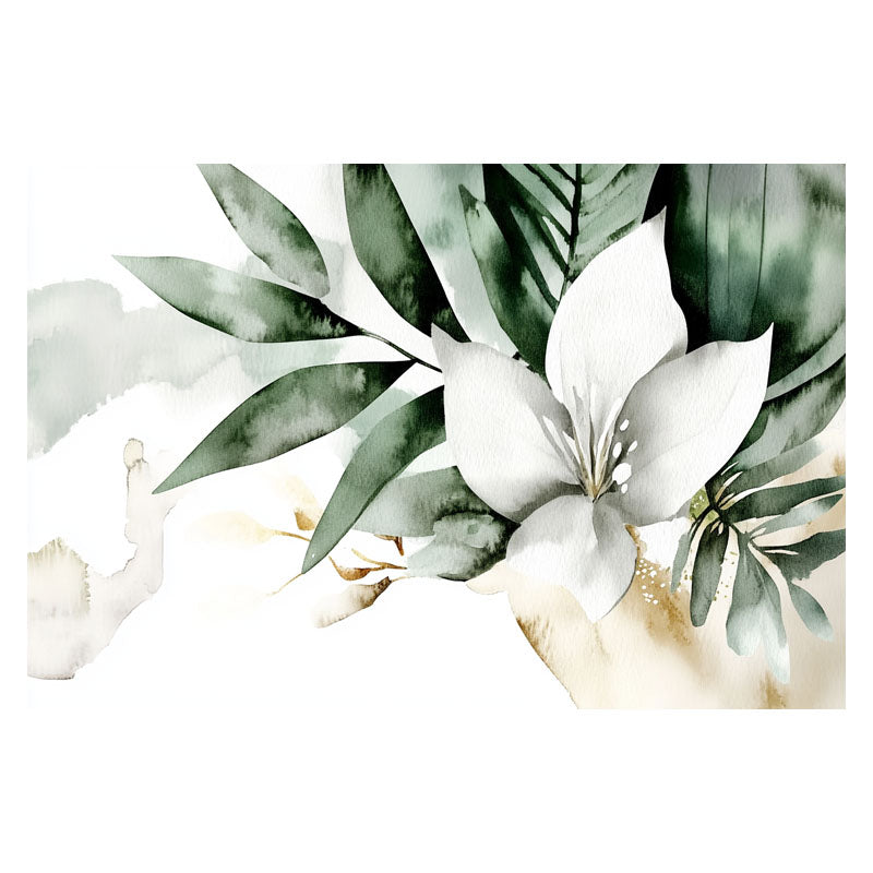 GREEN SHADE WHITE FLOWERS