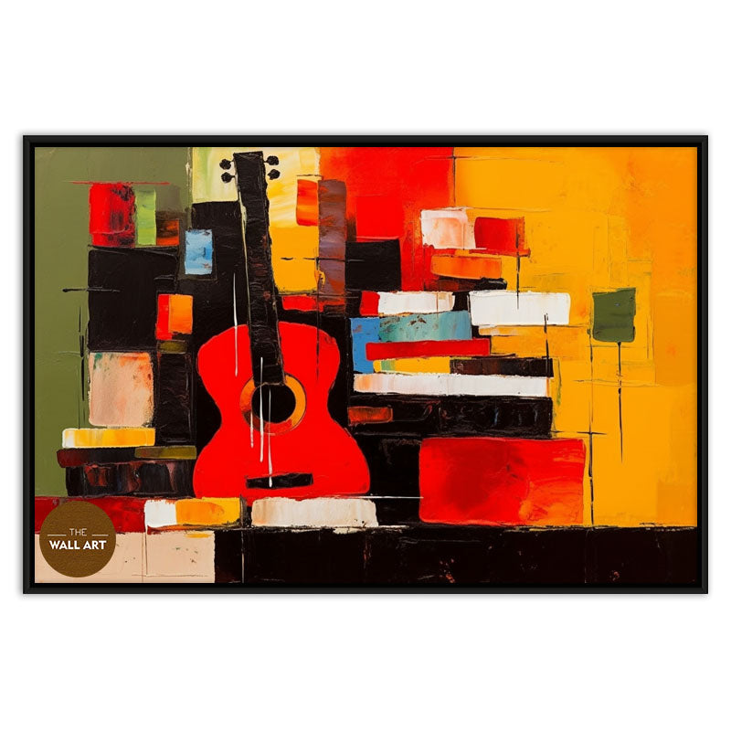 GUITAR AND BOOKS