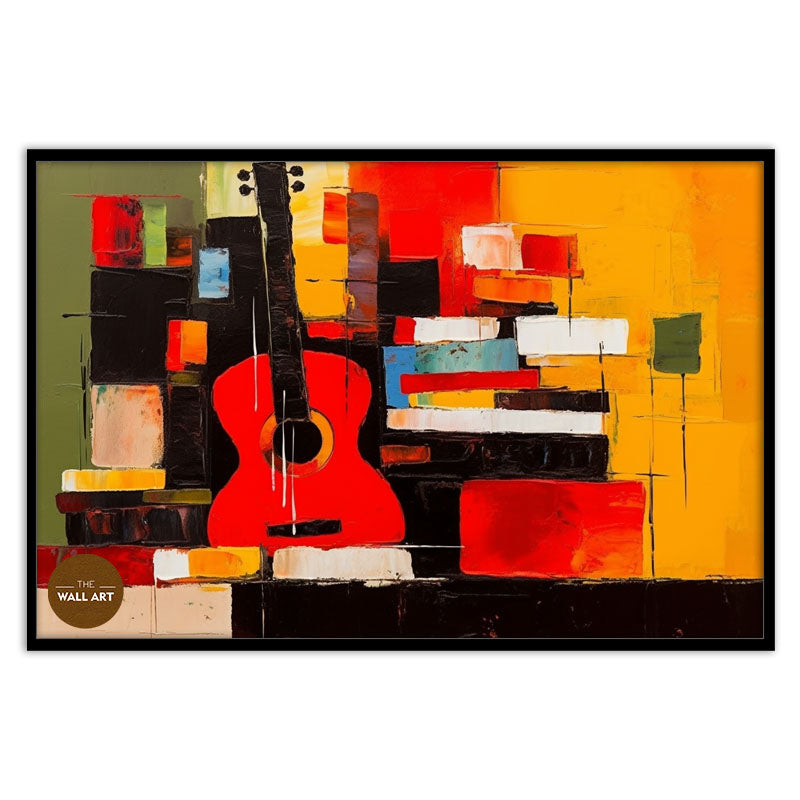 GUITAR AND BOOKS