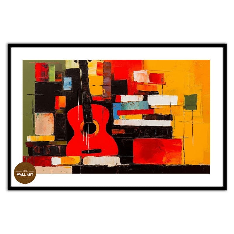 GUITAR AND BOOKS