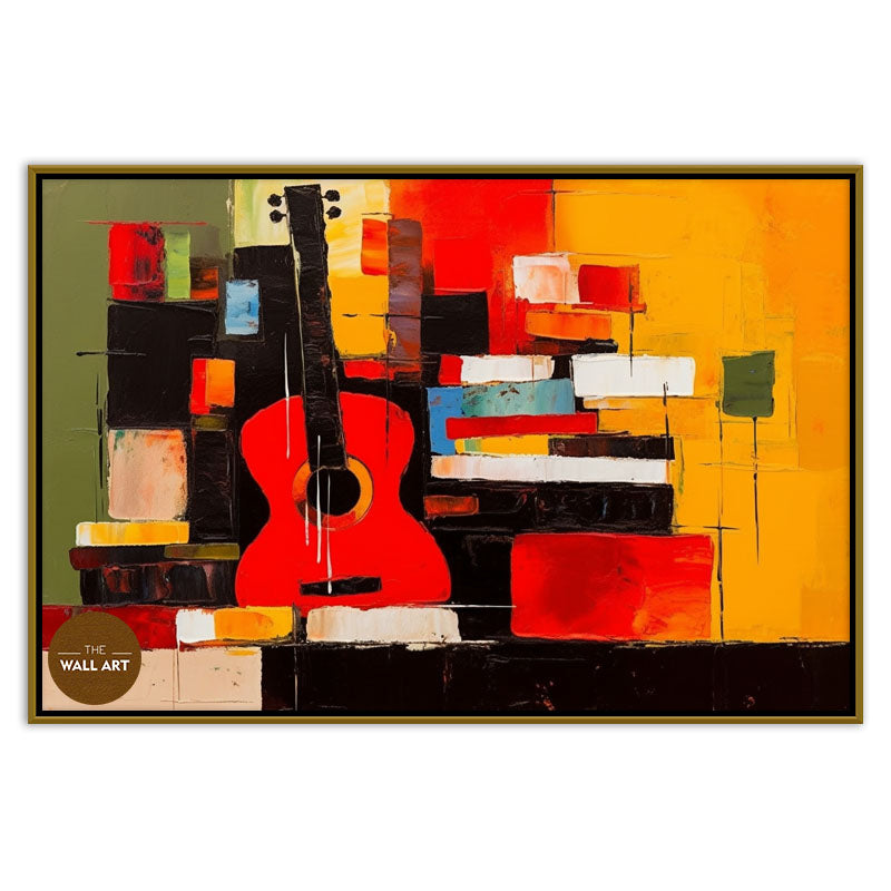 GUITAR AND BOOKS